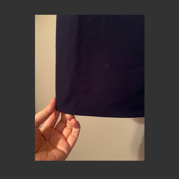 Clover and Sloane Off-the-Shoulder Cocktail Dress | Color: Navy Blue | Size: S - Picture 2 of 6